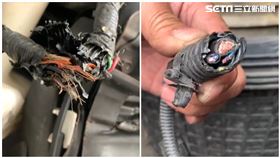 富岡漁港,機車,刮花（圖／記者王浩原攝影）