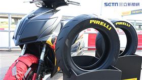 ▲倍耐力DIABLO ROSSO SCOOTER SC輪胎。（圖／鍾釗榛攝影）