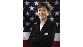 美國緬因州聯邦參議員柯林斯（Susan Collins）。（圖／翻攝自維基百科，版權屬公有領域）