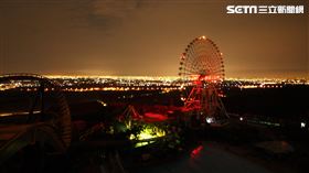 劍湖山世界搭摩天輪賞夜景喝咖啡，（圖／業者提供）