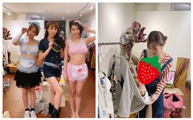 米可白,謝忻,陳儀,朱蕾安,小八。靠邊走藝術空間提供