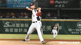 ▲統一獅先發投手布雷克。（圖／記者王怡翔攝影）