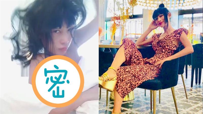 女星為金馬來台隔離　裸背側乳盡露！