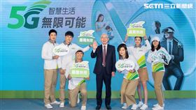 亞太電信5G啟動營運記者會，揭櫫全新企業識別「5G智慧生活 無限可能」（圖／亞太電信）
