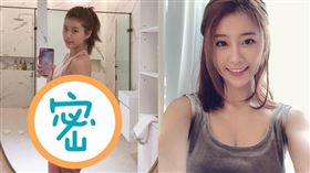林真亦秀驚人腰臀比數字。（圖／翻攝自林真亦IG）