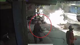 汽油桶,水桶,起火,嘉義／爆料公社