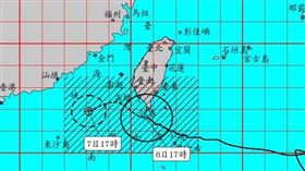 閃電最新動態。（圖／擷取自中央氣象台網站）