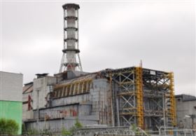 ▲車諾比核電廠以及禁區的蘑菇。（圖／翻攝自推特）