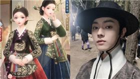 中國遊戲「閃耀暖暖」近期因推出「韓服」套裝，被中國網友砲轟。（圖／翻攝自微博）