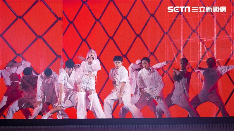 楊丞琳「LIKE A STAR」世界巡迴演唱會 台北首站。（記者楊澍/攝影）