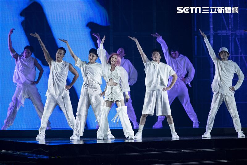 楊丞琳「LIKE A STAR」世界巡迴演唱會 台北首站。（記者楊澍/攝影）