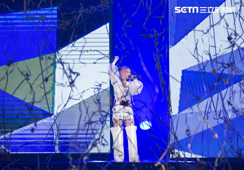 楊丞琳「LIKE A STAR」世界巡迴演唱會 台北首站。（記者楊澍/攝影）