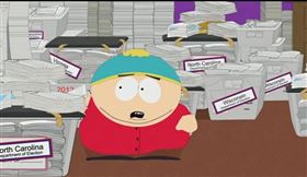 南方公園8年前暗諷美國民主黨舞弊贏得總統大選。（圖／翻攝自推特）