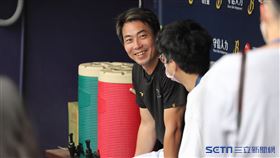 ▲統一獅總教練林岳平賽前受訪。（圖／記者劉彥池攝影）