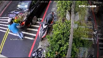 男開豪車沿路偷　搬走3盆特殊薄荷