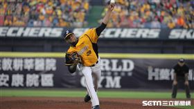 ▲中信兄弟先發投手米蘭達。（圖／記者劉彥池攝影）