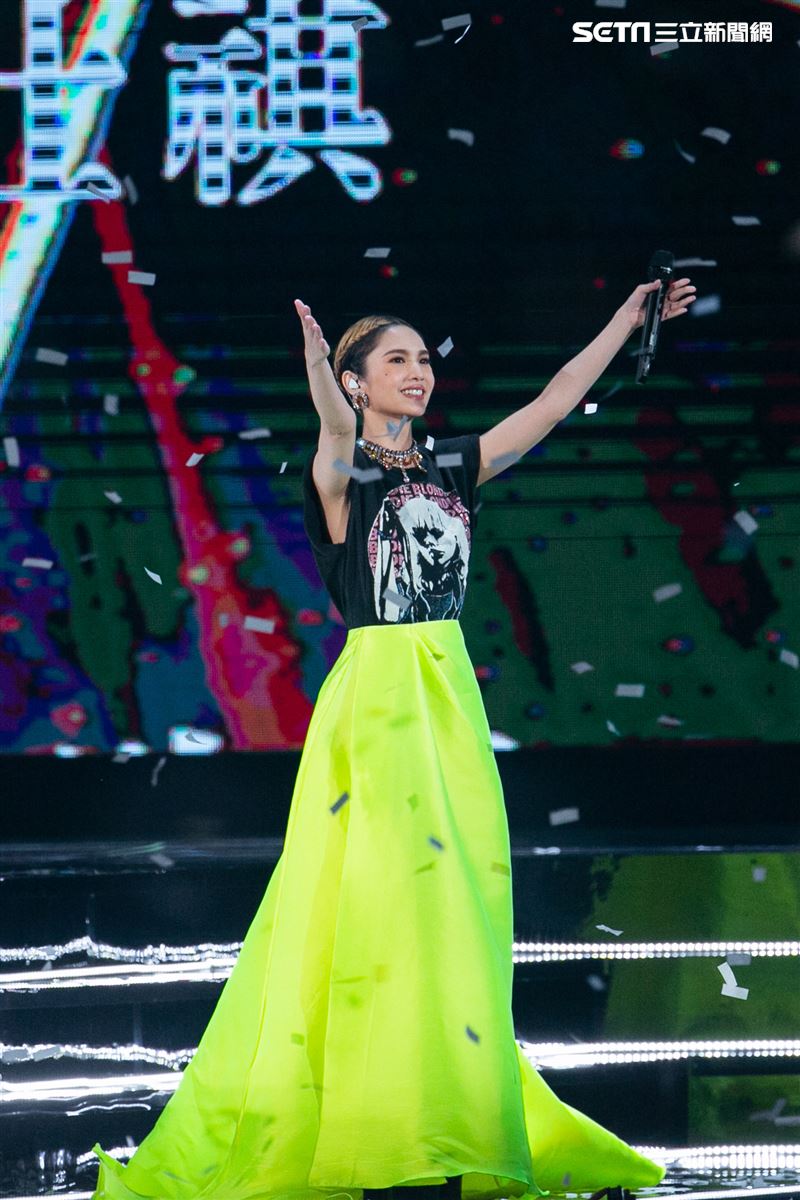 楊丞琳「LIKE A STAR」世界巡迴演唱會 台北站最終場。（記者楊澍/攝影）