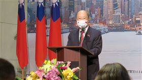 紐約中華公所致函譚德塞  籲邀台灣參與世衛大會世界衛生大會復會前，紐約中華公所主席于金山（圖）致函世界衛生組織秘書長譚德塞，敦促邀請台灣與會。圖為于金山10月8日在駐紐約辦事處中華民國雙十國慶酒會致詞。中央社記者尹俊傑紐約攝  109年11月9日