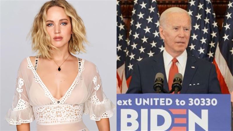 拜登勝選太爽　影后穿睡衣大街蹦蹦跳