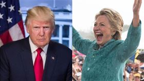 川普、希拉蕊（組合圖／翻攝自川普、希拉蕊臉書）
