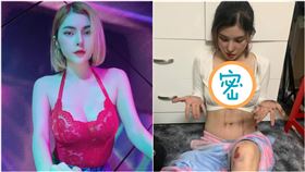 遭搶劫犯蹂躪！正妹DJ「雪乳摩擦」冒血　傷照曝光網歪樓（圖／翻攝自Tôi là dân quận 9臉書）