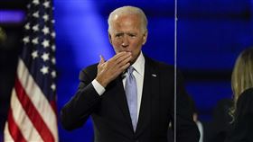 拜登（開心,爽,贏,當選,勝選,高興,逗趣,調皮,搞笑
圖／美聯社／達志影像