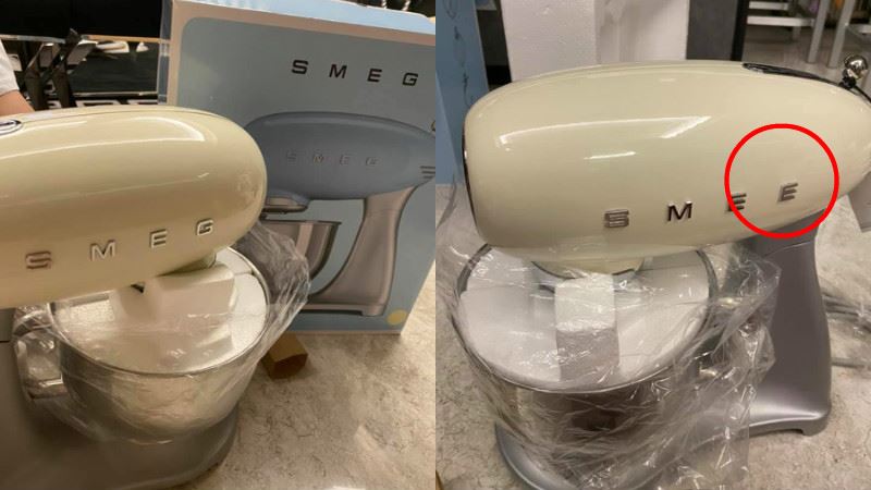 專櫃買攪拌機竟「商標拼錯」　她氣炸