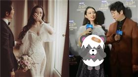 朗郎嫩妻懷孕腰都沒變化。（圖／翻攝自微博）