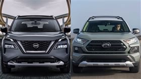 ▲Nissan X-Trail、Toyota RAV4（圖／翻攝自官網）