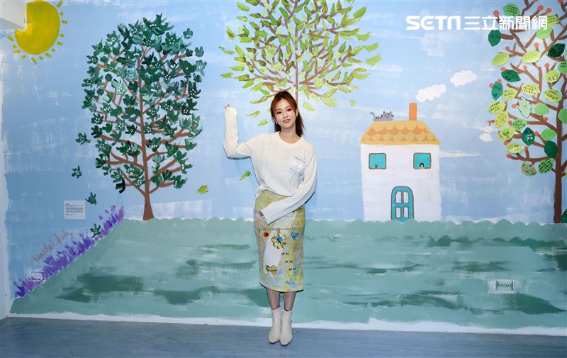 周曉涵出席育成基金會公益活動。（記者邱榮吉/攝影）