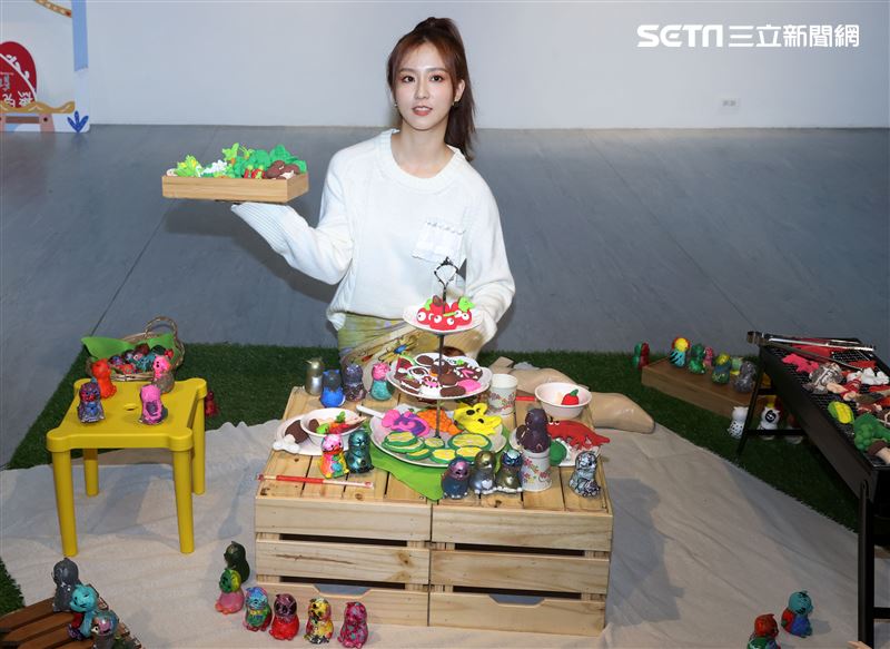 周曉涵出席育成基金會公益活動。（記者邱榮吉/攝影）