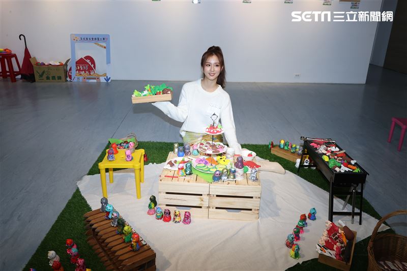 周曉涵出席育成基金會公益活動。（記者邱榮吉/攝影）