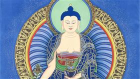 藥師琉璃光如來  胡琪田／繪．提供