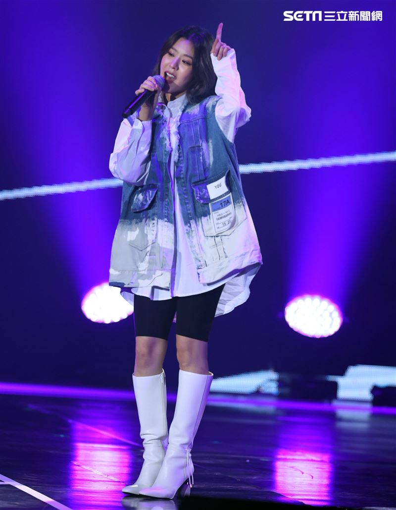 劉艾立出席雙11PChome演唱會。（記者邱榮吉/攝影）