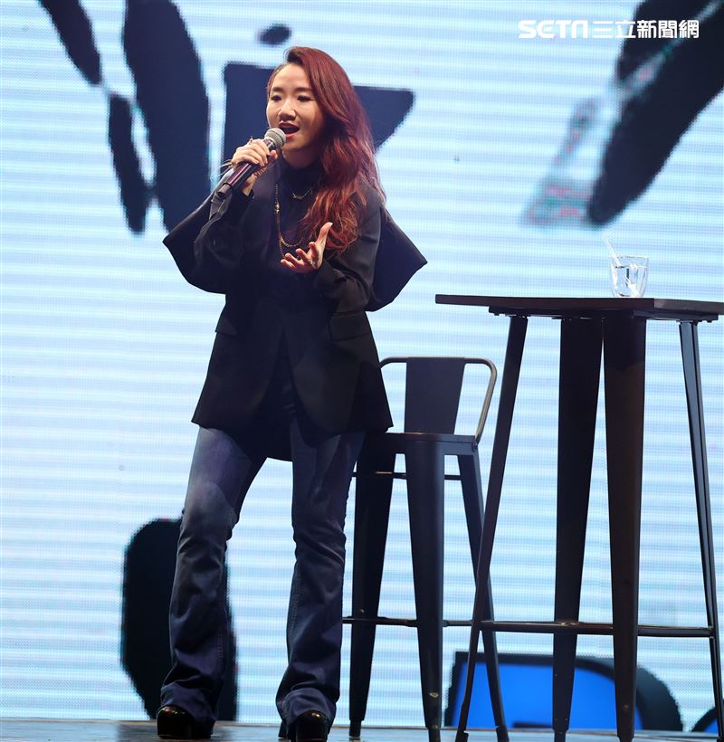 陶晶瑩出席雙11PChome演唱會。（記者邱榮吉/攝影）