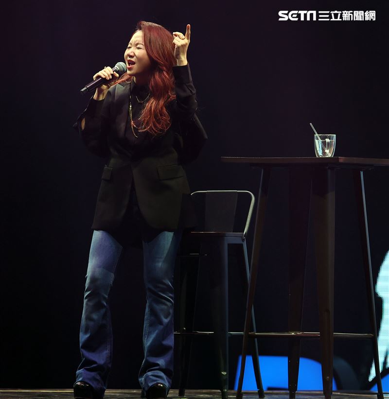陶晶瑩出席雙11PChome演唱會。（記者邱榮吉/攝影）