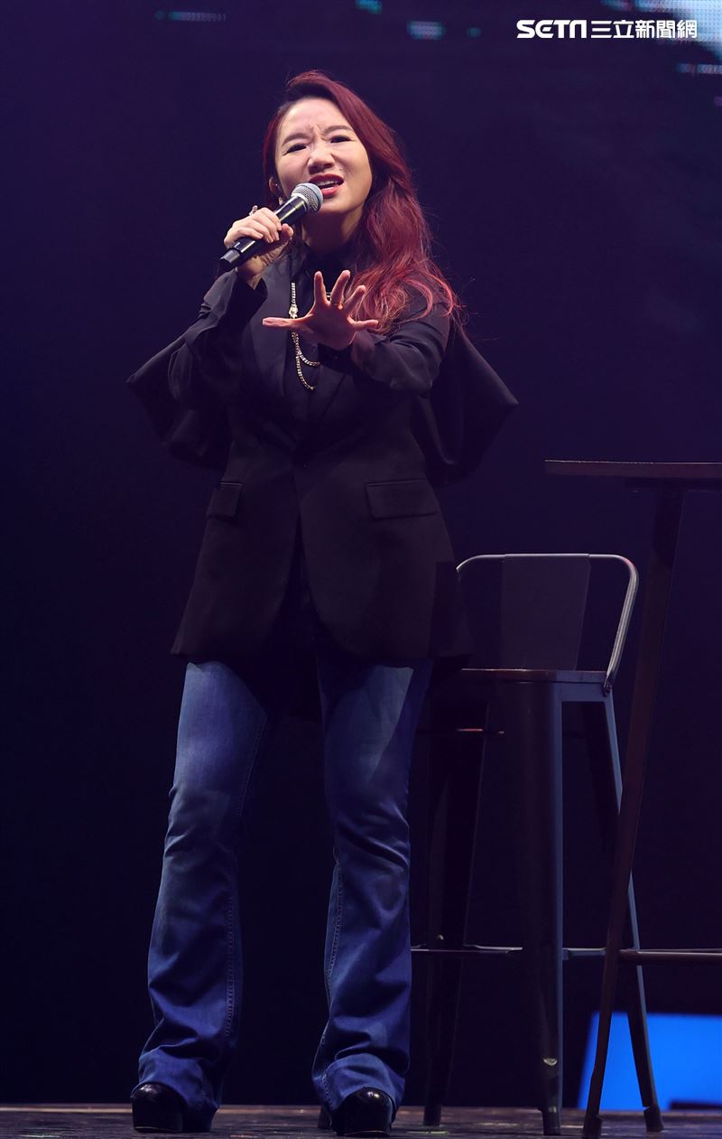 陶晶瑩出席雙11PChome演唱會。（記者邱榮吉/攝影）