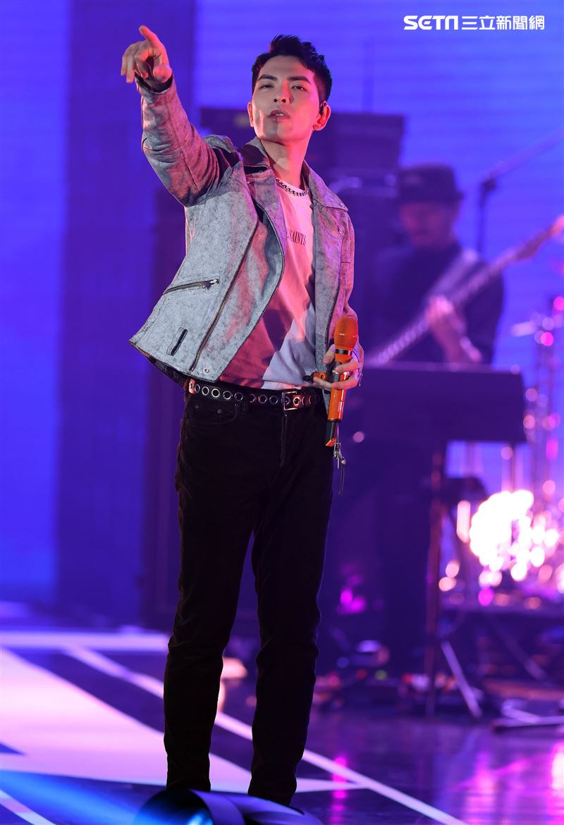 蕭敬騰出席雙11PChome演唱會。（記者邱榮吉/攝影）