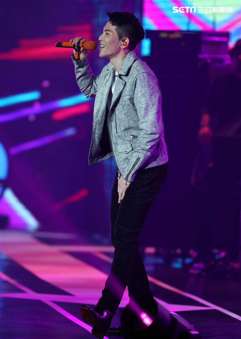蕭敬騰出席雙11PChome演唱會。（記者邱榮吉/攝影）