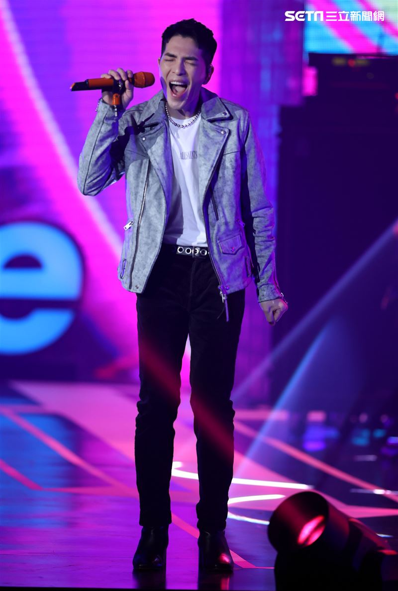 蕭敬騰出席雙11PChome演唱會。（記者邱榮吉/攝影）