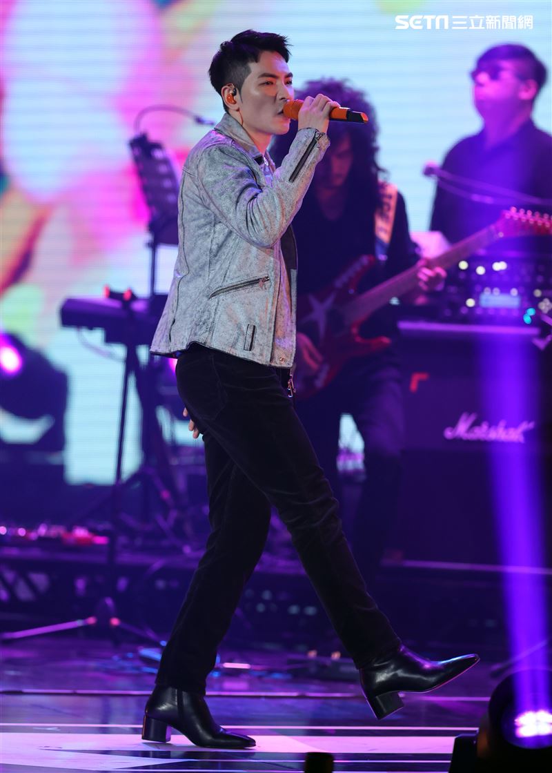 蕭敬騰出席雙11PChome演唱會。（記者邱榮吉/攝影）
