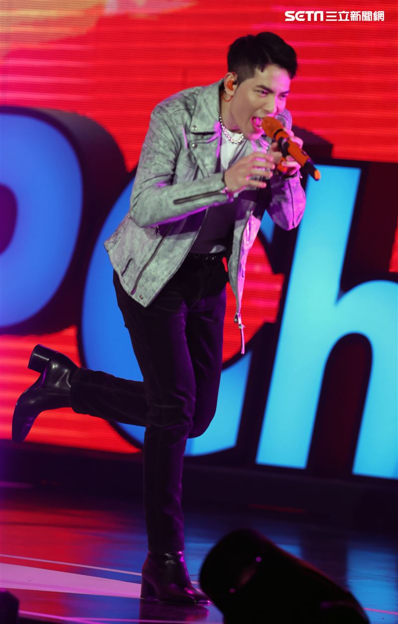 蕭敬騰出席雙11PChome演唱會。（記者邱榮吉/攝影）