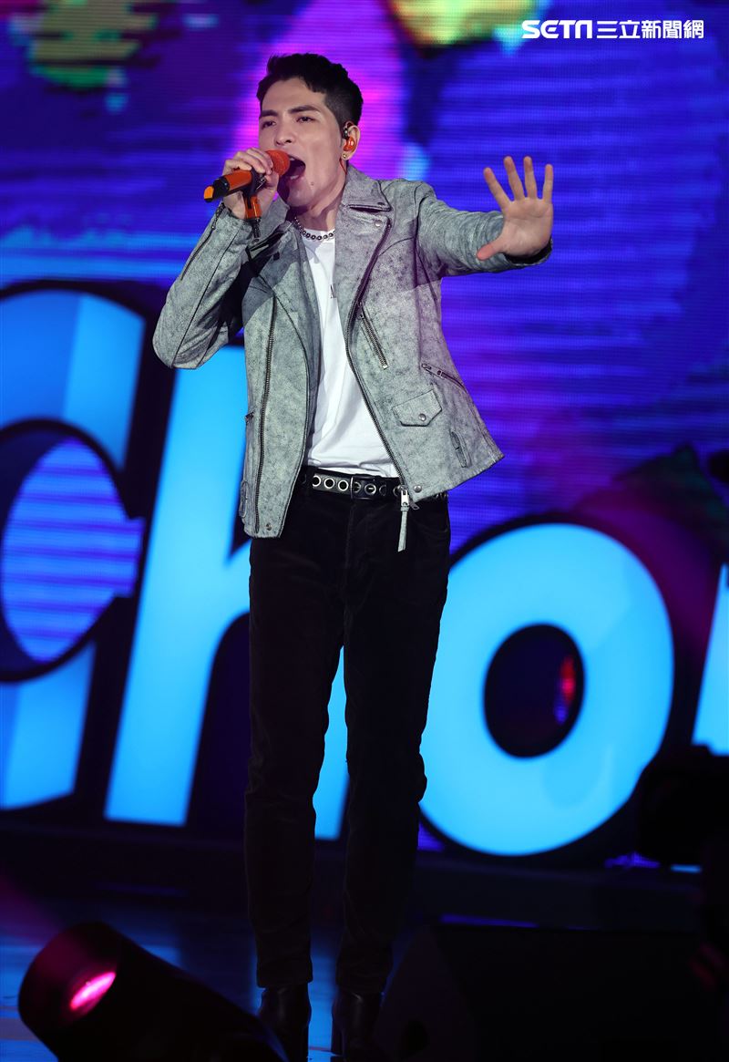蕭敬騰出席雙11PChome演唱會。（記者邱榮吉/攝影）