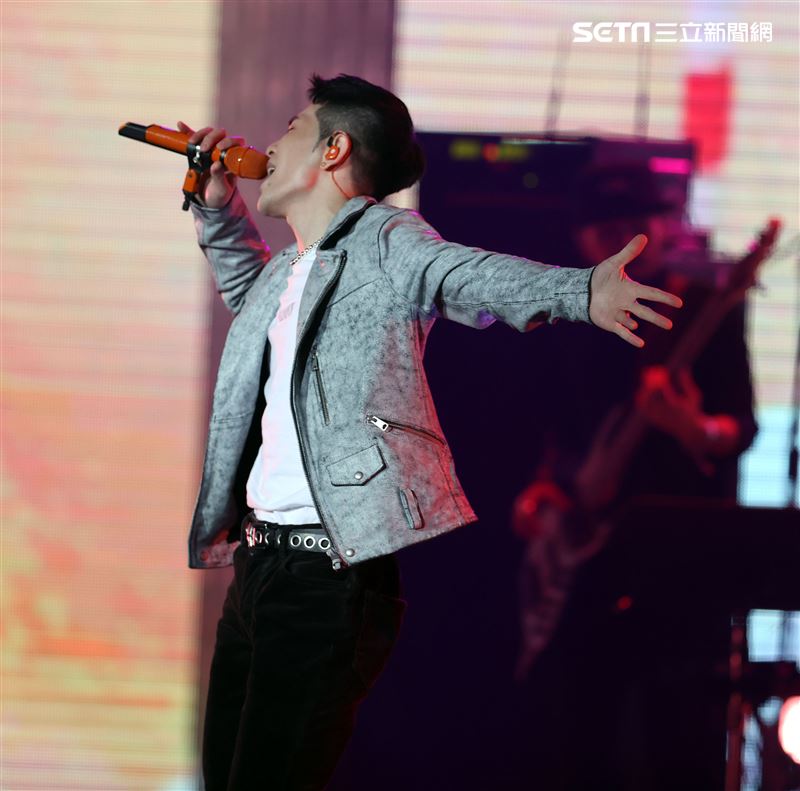 蕭敬騰出席雙11PChome演唱會。（記者邱榮吉/攝影）