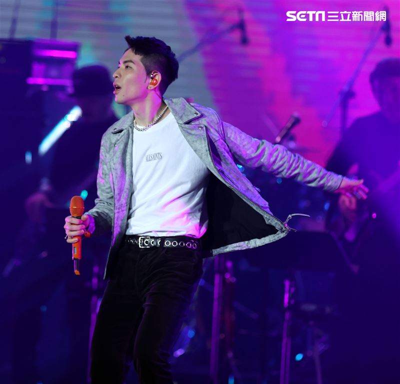 蕭敬騰出席雙11PChome演唱會。（記者邱榮吉/攝影）
