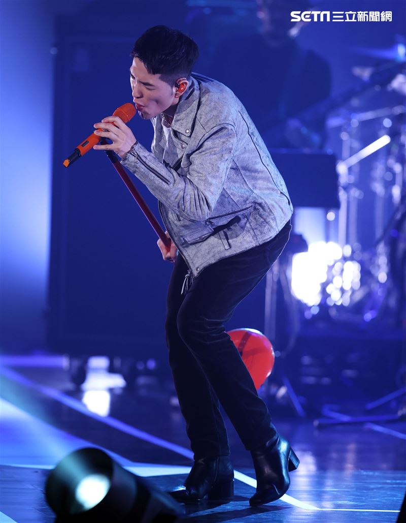 蕭敬騰出席雙11PChome演唱會。（記者邱榮吉/攝影）