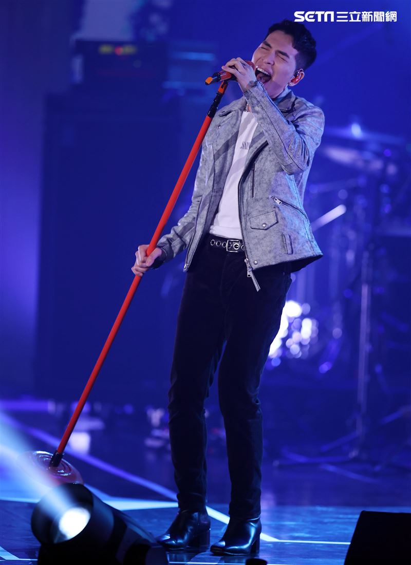 蕭敬騰出席雙11PChome演唱會。（記者邱榮吉/攝影）