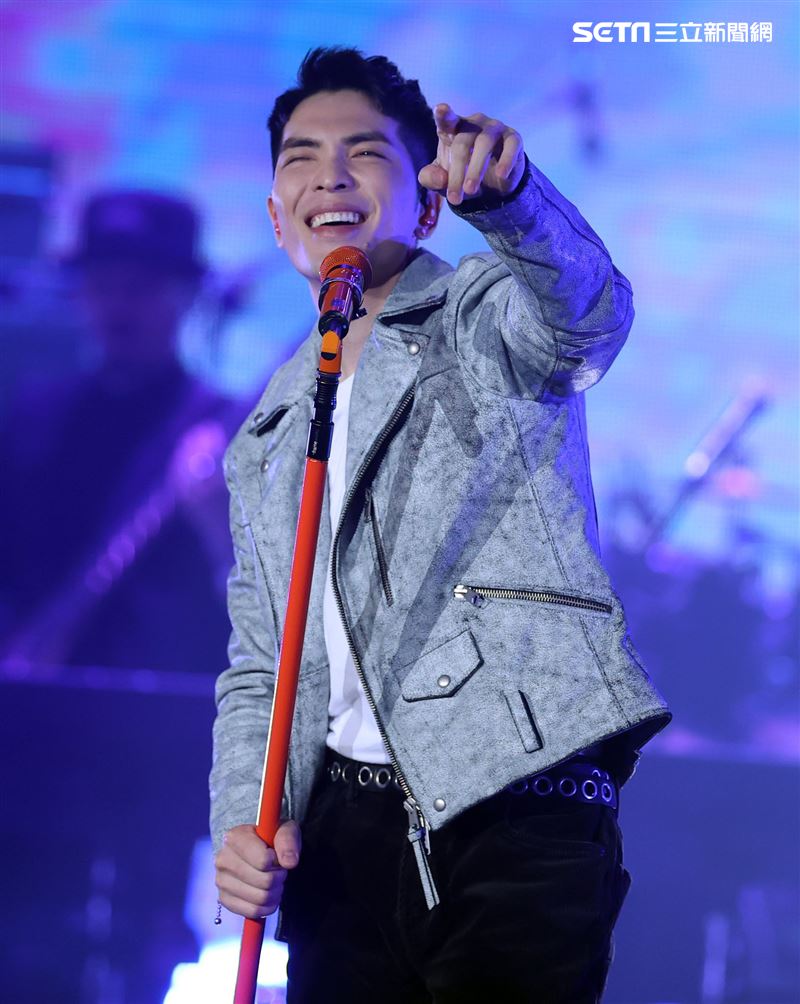 蕭敬騰出席雙11PChome演唱會。（記者邱榮吉/攝影）