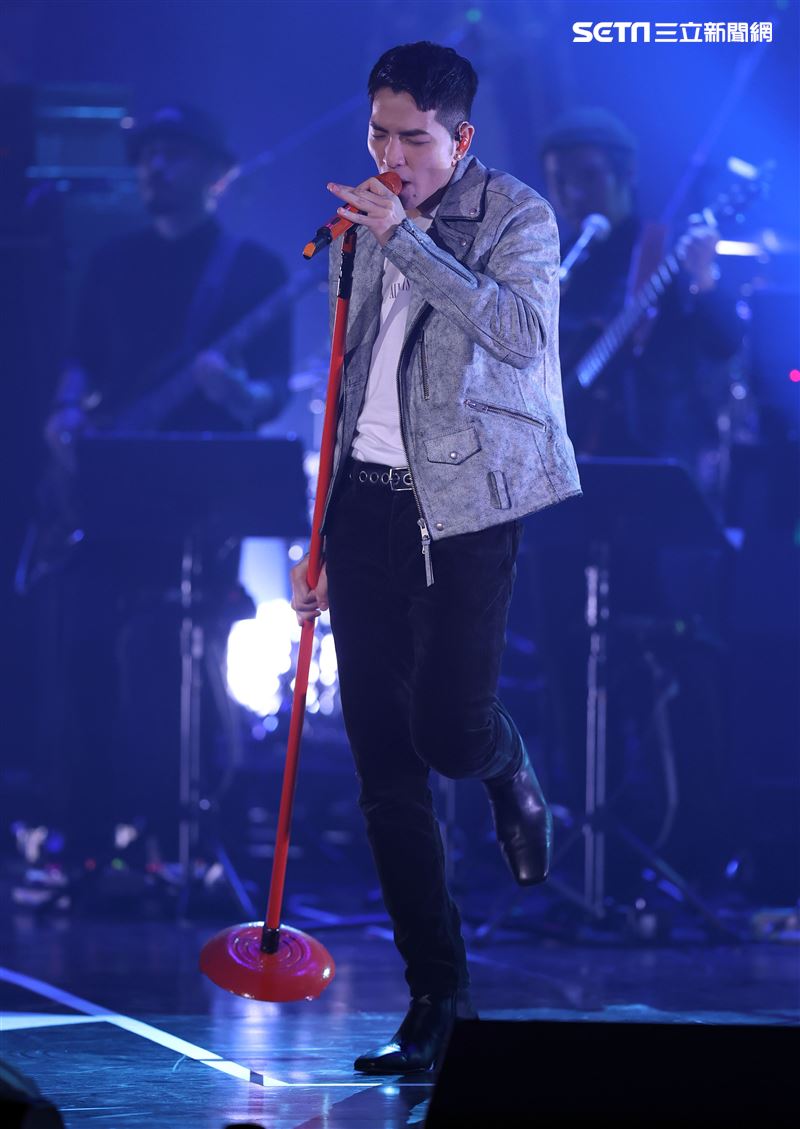 蕭敬騰出席雙11PChome演唱會。（記者邱榮吉/攝影）