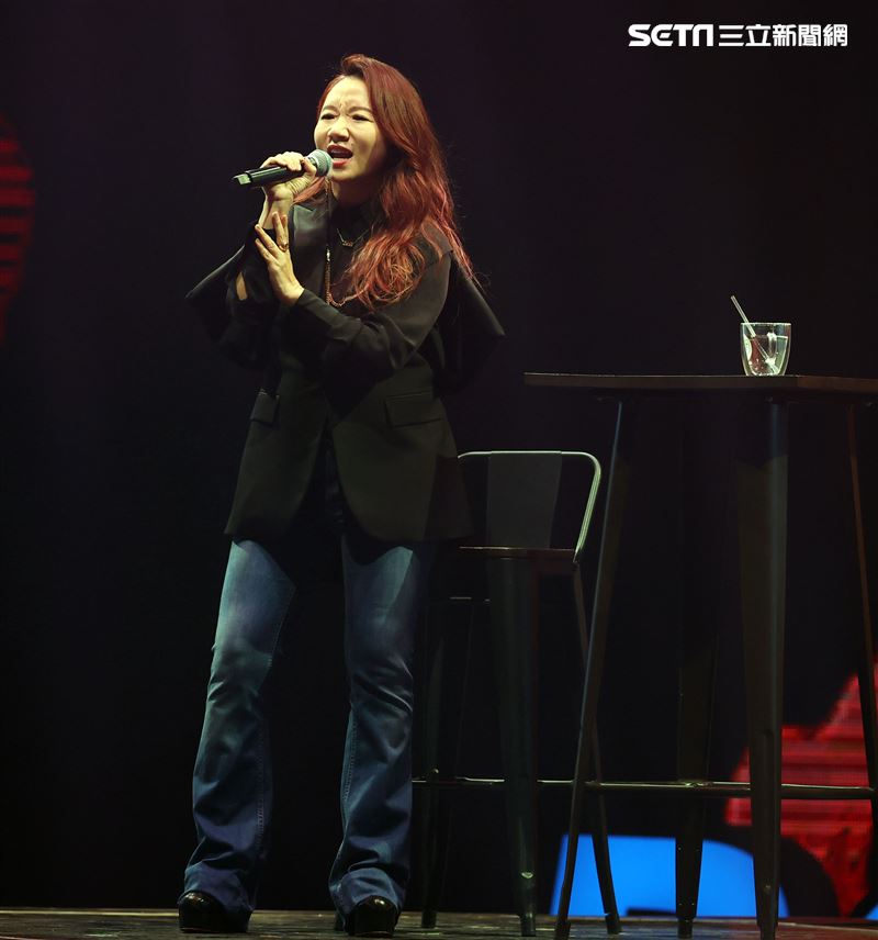 陶晶瑩出席雙11PChome演唱會。（記者邱榮吉/攝影）